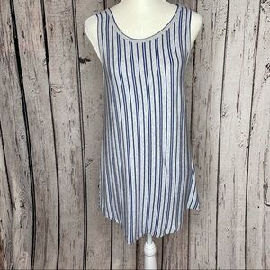 CAbi Ticker Tee Style 5569 Size Small Striped Lightweight Tank‎ Top